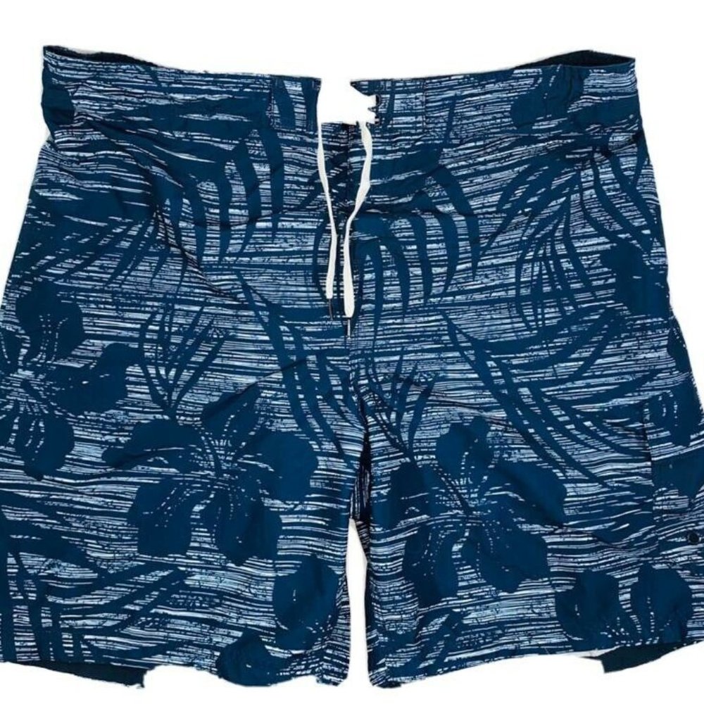 “Used” Speedo Men’s Size XXL Dark Blue/White Swimm